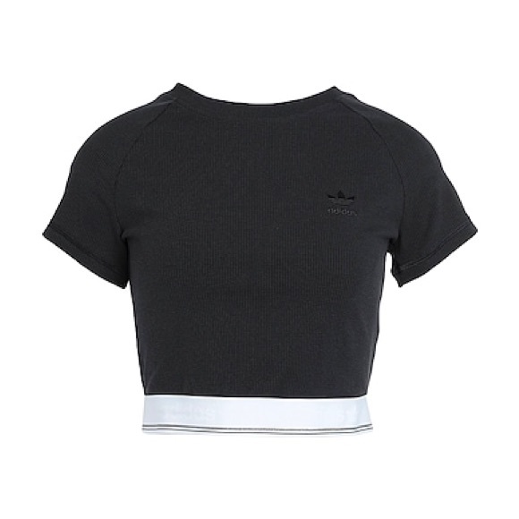 adidas Tops - Adidas Originals Women’s Ribbed Crop Tee - XS